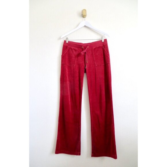 Juicy Couture Red Track Pants - Picture 3 of 7